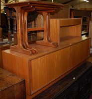 Lot 1383 - A 1970s G-Plan teak double door low side...