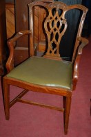 Lot 1349 - A collection of five Chippendale style...