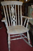 Lot 1350 - A contemporary limed wood splatback farmhouse...