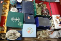 Lot 68 - A box of miscellaneous to include crested...