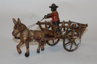 Lot 21 - A reproduction cast iron figure of a horse...
