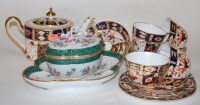 Lot 31 - A Royal Crown Derby part tea service in the...