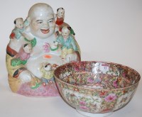 Lot 41 - A Chinese glazed stoneware figure group of...