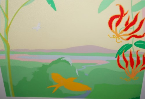 Lot 1044 - Tully Crook (British born 1938) - Heat, screen...