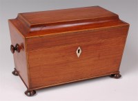 Lot 1302 - A 19th century satinwood, rosewood and boxwood...