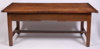 Lot 1523 - A continental antique oak, elm and fruitwood...