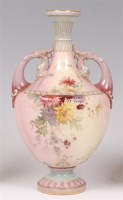 Lot 1054 - A late 19th century Royal Worcester porcelain...