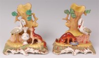 Lot 1061 - A pair of Victorian Staffordshire...