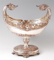 Lot 1154 - A Mappin & Webb Rococo Revival silver table...
