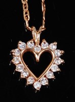 Lot 1224 - A contemporary 14ct gold and diamond set...