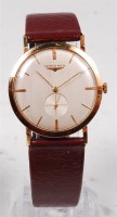 Lot 1236 - A gents Longines Le Grande Classique gold...