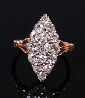 Lot 1264 - An early 20th century 18ct gold and diamond...