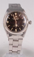 Lot 1278 - A gents stainless steel Rolex Oyster Perpetual...