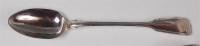Lot 1136 - An early Victorian silver stuffing spoon, in...