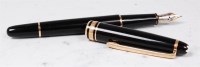 Lot 1359 - A Mont Blanc Meisterstruck fountain pen,...