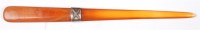 Lot 1361 - A late 19th century Russian amber paperknife,...