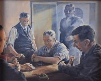 Lot 1431 - George Taylor (1914-1996) - Dominoes, acrylic...