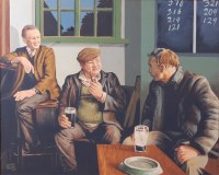 Lot 1433 - George Taylor (1914-1996) - Darts, oil on...