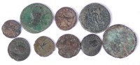 Lot 5 - Roman, nine various coins to include; Severus...