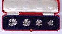 Lot 39 - Great Britain, 1946 maundy money 4-coin set,...