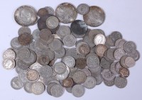 Lot 62 - Mixed lot of British and foreign silver coins...