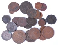 Lot 72 - Mixed lot of British and foreign copper coins...