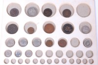 Lot 75 - 18 various silver and copper world coins to...
