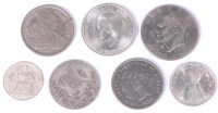 Lot 86 - Mixed lot of silver and other world coins to...