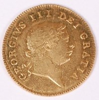 Lot 95 - Great Britain, 1809 gold half guinea, George...