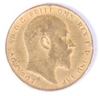 Lot 110 - Great Britain, 1907 gold full sovereign,...