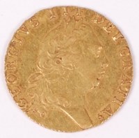 Lot 123 - Great Britain, 1793 gold spade guinea, George...