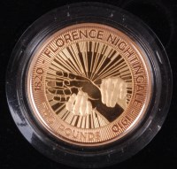 Lot 129 - Great Britain, cased 2010 Florence Nightingale...