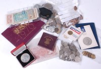 Lot 152 - Mixed lot of various British and foreign coins...