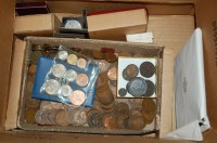Lot 153 - A large quantity of mainly British coins and...