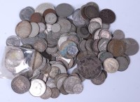 Lot 158 - Mixed lot of foreign silver and other coins to...