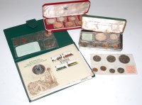 Lot 165 - Cased 1969 Seychelles 7-coin set; cased 1971...