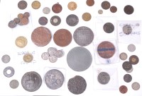 Lot 169 - Mixed lot of 18th century and later coins,...