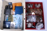 Lot 174 - Mixed lot of mainly British coins to include;...