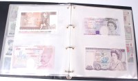 Lot 183 - A folder of approx 60 Bank of England, British...