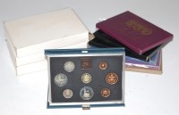 Lot 188 - Great Britain, 9 Royal Mint proof coin...