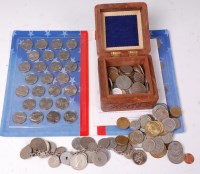 Lot 189 - Mixed lot of various foreign coins to include;...