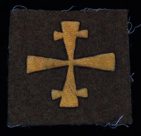 Lot 242 - A British Army 59th Division cloth shoulder...