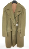 Lot 248 - A WW II British Army Officer's great coat,...