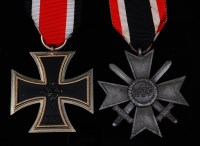 Lot 276 - A German Iron Cross, together with a War Merit...