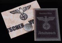 Lot 283 - A German Deutsches Reich Arbeitsbuch (work...