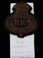 Lot 297 - A Royal Airship Works R101 Officer's bullion...