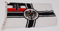 Lot 311 - An Imperial German battle flag with printed...