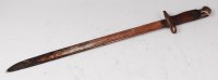 Lot 324 - A 1907 India pattern SMLE bayonet, the 41cm...