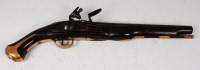 Lot 326 - An 18th century style flintlock Dragoon pistol,...