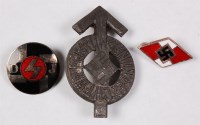 Lot 352 - A German Third Reich Hitler Youth lapel badge...